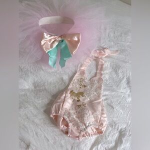 Baby outfit onesie with tutu skirt size 3-6 months